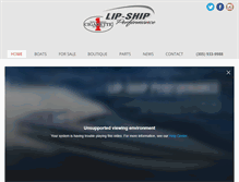 Tablet Screenshot of lipship.com